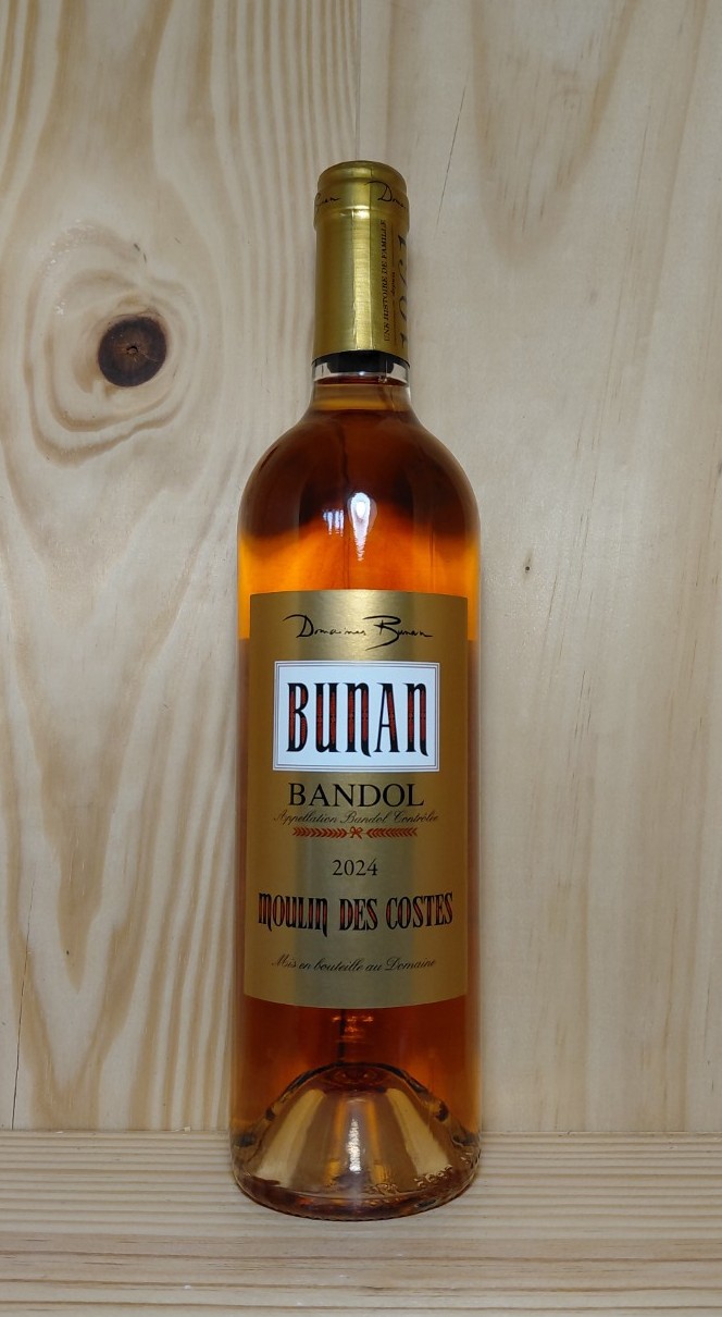 Bandol 2024 "Moulin des Costes" Domaine Bunan 75 cl (Rosé)