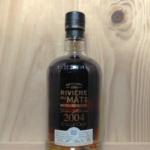 RÉUNION - Rhum 2004 Single Cask Rivière du Mat 70 cl