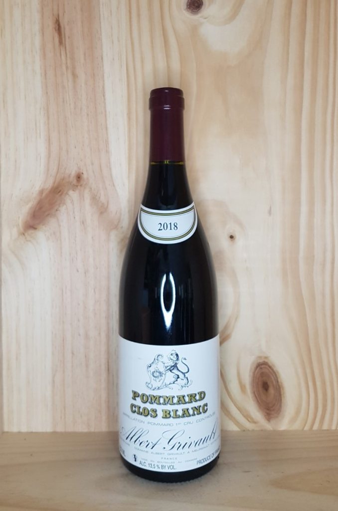 Pommard 1er Cru Clos Blanc 2018 Albert Grivault 75 cl (Rouge)