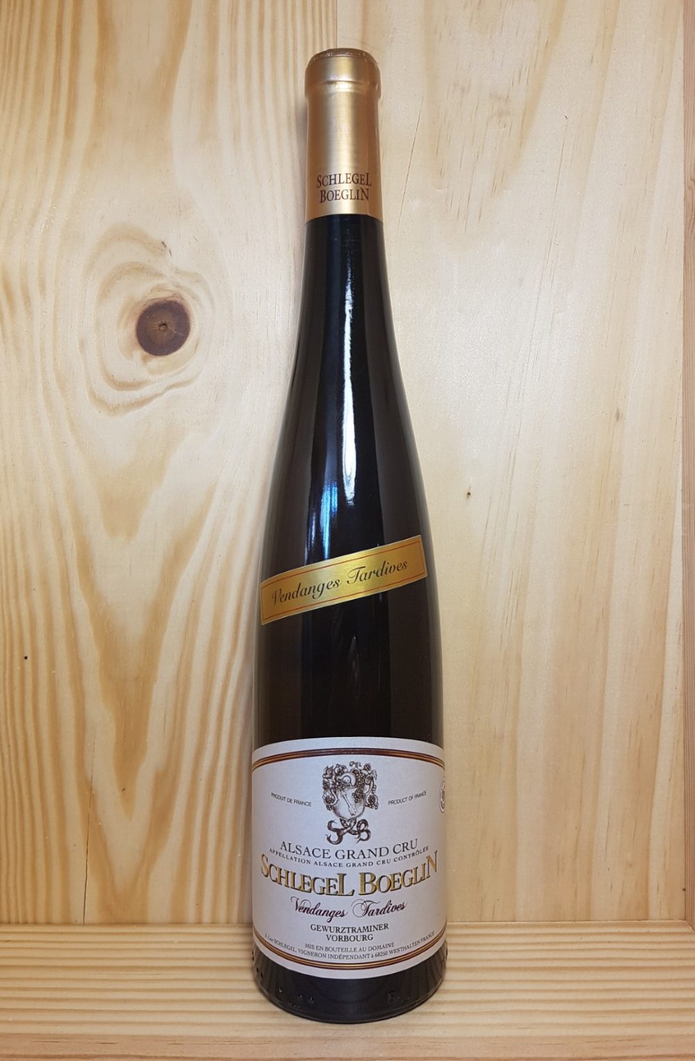 Gewurztraminer Grand Cru Vorbourg Vendanges Tardives 2019 Schlegel Boeglin 75 cl (Blanc)