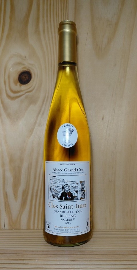 Riesling Grand Cru Goldert Clos Saint-Imer "Grande sélection" 2015 Ernest Burn 75 cl (Blanc)