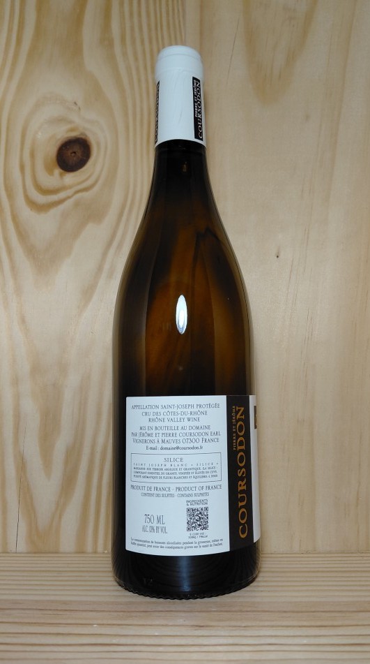Saint-Joseph "Silice" 2024 Pierre et Jérôme Coursodon 75 cl (Blanc) - Image 2